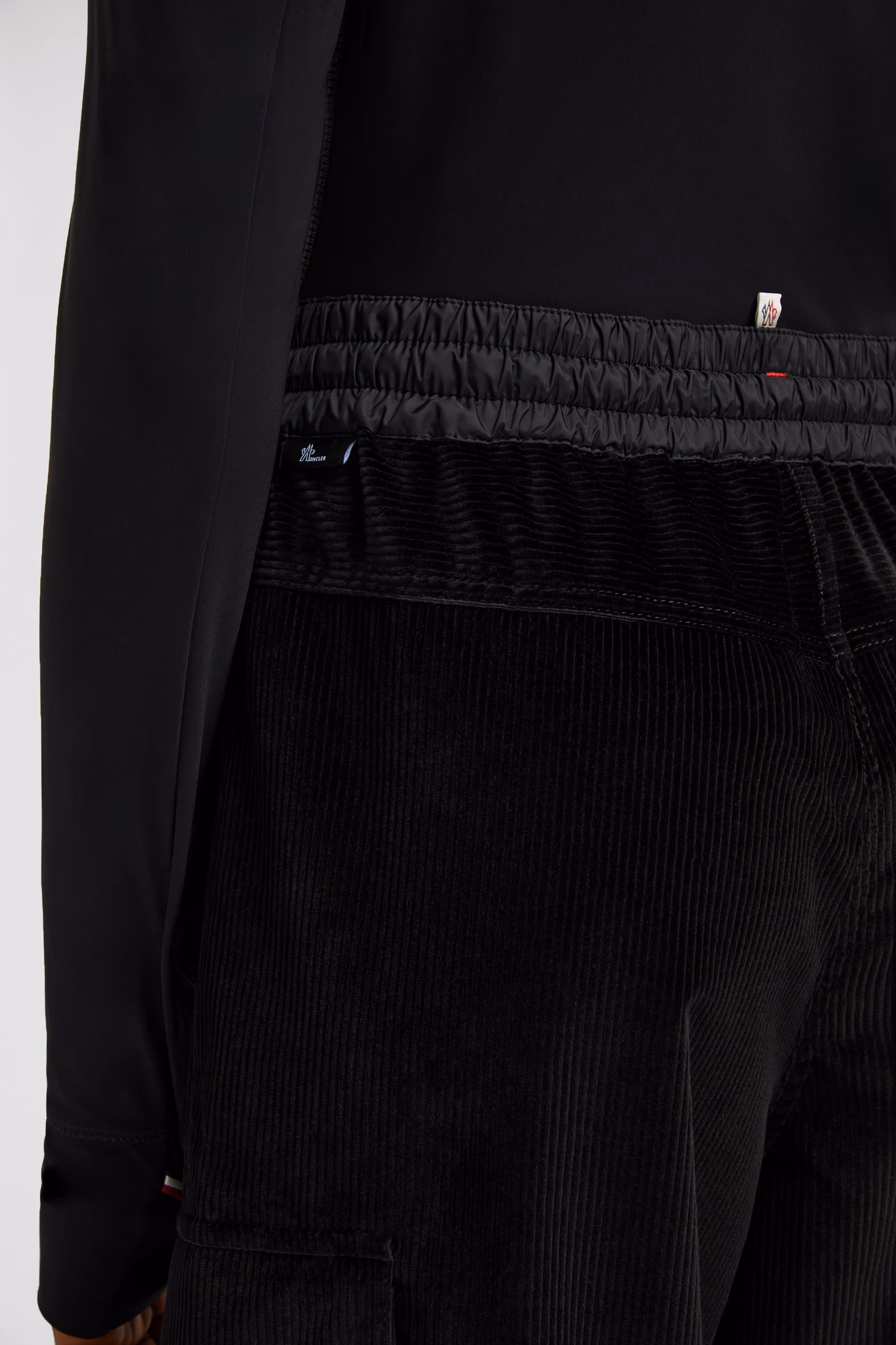 Corduroy Jogging Pants Women Black Moncler 4